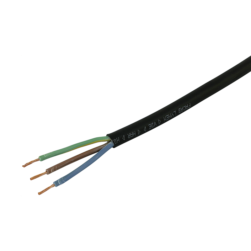 Câble Gd 3x1.5mm² noir bague 10m