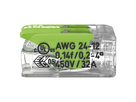 WAGO Borne à fiche COMPACT Green Range 2x 0.14-4mm² avec levier de commande