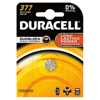 Duracell Watch Piles oxyde d'argent 1.55V D377 SR66 blister