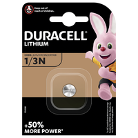 Duracell Photo Piles lithium 3.0V 1/3N CR1/3N blister avec 1
