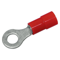 Capocorda ad anello isolato M3 (0.25-1.5mm2) rosso PU 11 pz.