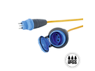Rallonge électrique PROFESSIONAL EPR-PUR 3x2.5mm2 10m T13-T13 IP55 or