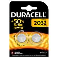 Duracell Electronics 3V CR2032 Lithium B2 Duopack