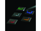 EDIZIOdue UP-Druckschalter SCH6 beleuchtet (LED blau, Orient.) ws
