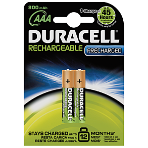 Duracell Rechargeables Nickel Metal Hydride Battery 850mAh