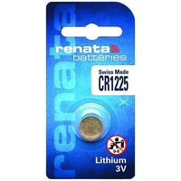 Piles lithium Electronics 3V CR1225 blister avec 1 pièce