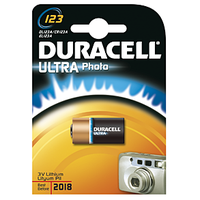 Duracell Ultra M3 Photo Piles lithium 3.0V 123 CR123A bliste