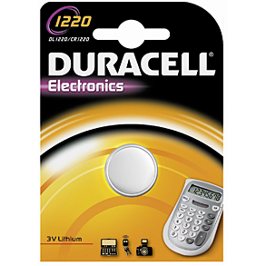 Duracell Electronics Pile litio 3.1V DL1220 CR1220 blister c