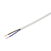 Câble Td 2x1mm² blanc, bobine 100m