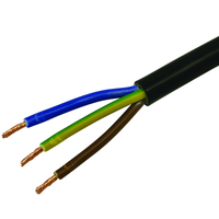 Câble Td 3x1mm² noir, bobine 100m