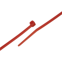 Attaches-câbles rouge 100mm x 2.5mm