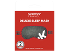 SKROSS Deluxe Masque de sommeil ''gris foncé avec K blanc''