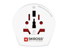 SKROSS Reiseadapter World (Combo) - Schweiz/Europa 3-polig max. 10A ws