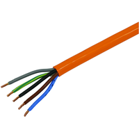 Câble PUR 5x2.5mm² 3LNPE orange, bobine 33m