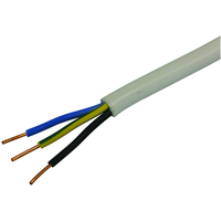 Câble TT 3x1.5mm² LNPE blanc bague 5m