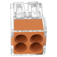 WAGO Bornes pour boîtes de dérivation 4x 0.75-2.5mm² tr/ja UE 20 pcs.