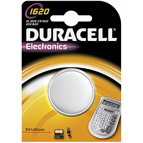 Duracell Electronics Pile litio 3.1V DL1620 CR1620 blister c
