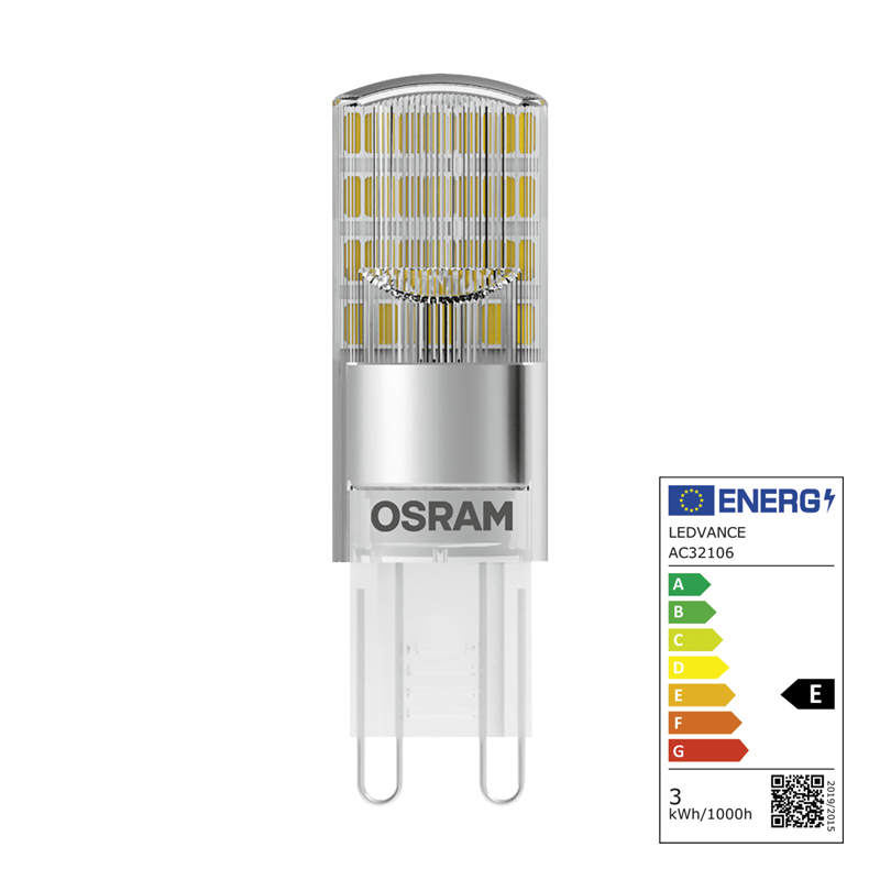 Osram LED Star PIN 30 G9 240V 2.6W 320lm WW
