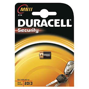 Duracell Security pile alcaline 6.0V MN11 E11A blister avec