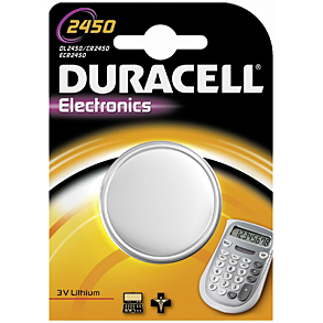 Duracell Electronics Pile litio 3.0V DL2450 CR2450 blister c