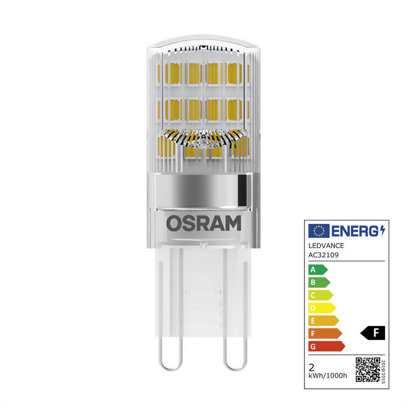 Osram LED Star PIN 20 G9 240V 1.9W 200lm WW