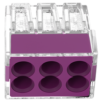 WAGO Bornes pour boîtes de dérivation 6x 0.75-2.5mm² tr/ja UE 20 pcs.