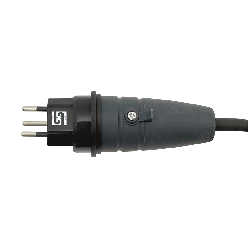 Stecker T13 IP55 schwarz mit EAN