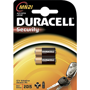 Duracell Security Pile alcalino 12V MN21 V23GA,LRV08 blister
