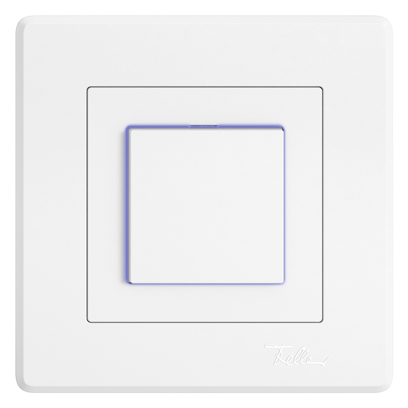 EDIZIO Liv Interrupteur à enc. SCH3 lumineux (LED bleu, orient.) bl