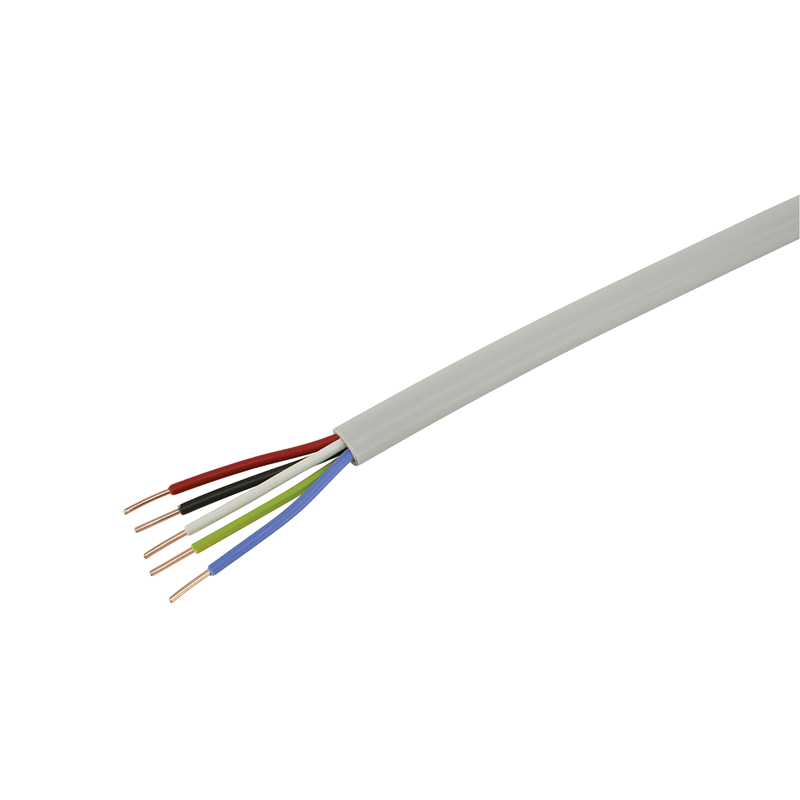 Câble TT 5x1.5mm² 3LNPE gris bague 100m