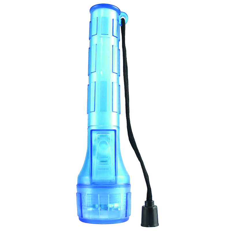 Lampe de poche à LED Plastique bleu
