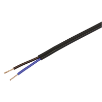 Câble Tdlf 2x0.75mm² noir bague 5m